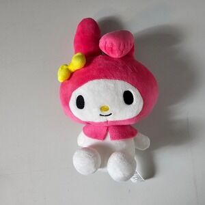 My Melody Plush Sanrio Pink Yellow Bow Stuffed Animal Toy Kids Cute